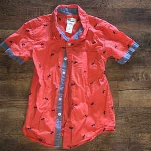 Carter short sleeve button up shirt/BOGO $5 item